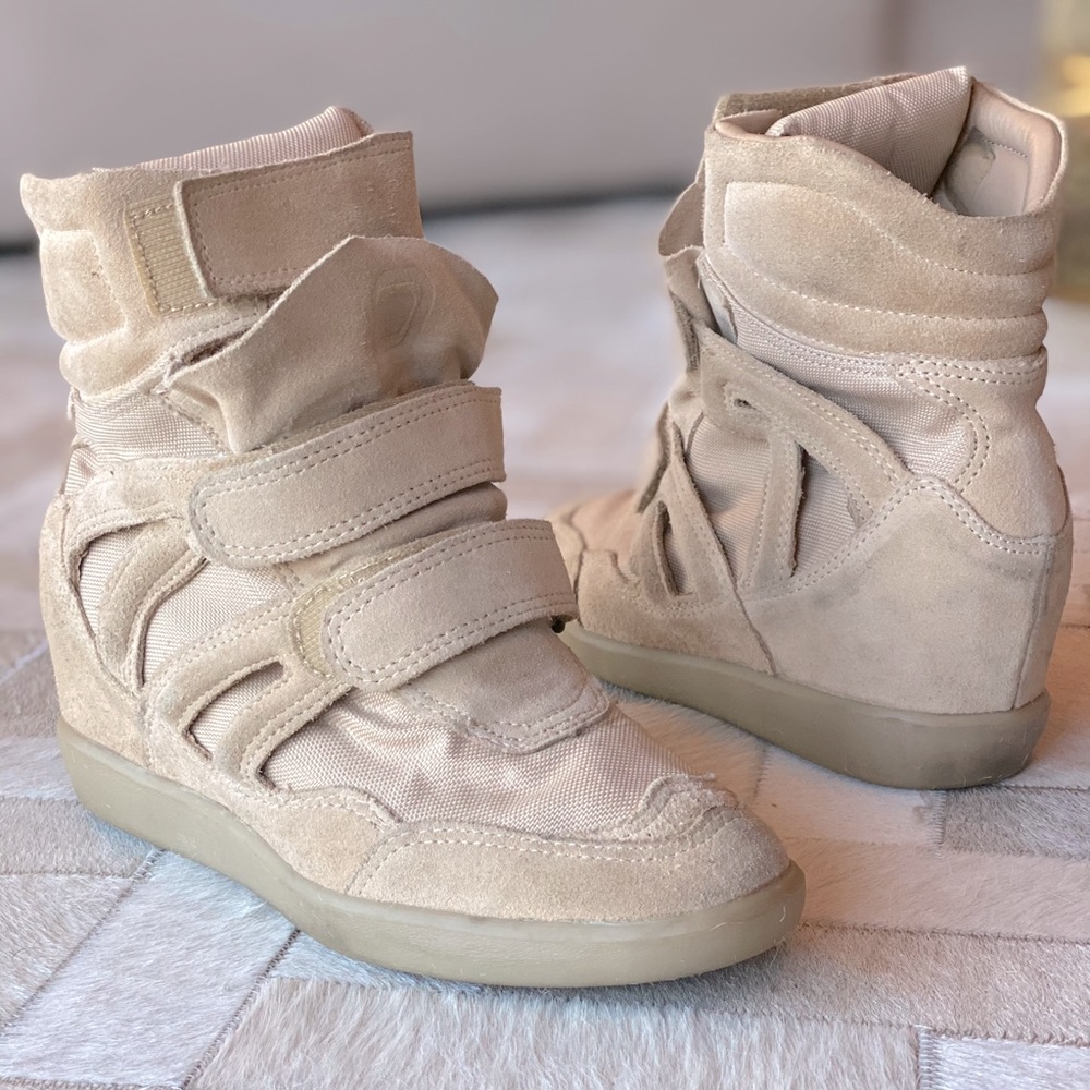 Monica Corte Wedge Heel Sneaker